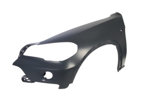 Aripa fata Stanga potrivit BMW X5 E70 2007-2010 - (cu gaura pentru semnalizator, cu suport de gauri, plastic)