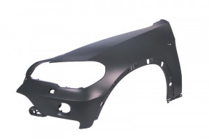 Aripa Stanga Fata potrivit BMW X5 E70 2007-2010 - (cu gaura de spalare, cu orificii semnalizator, cu suport orificii; plastic)