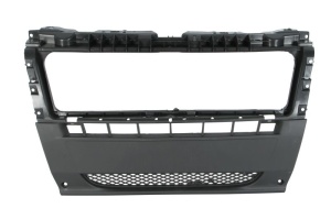 Bara fata centrala cu grilaj, negru potrivit CITROEN JUMPER I, JUMPER II; FIAT DUCATO; PEUGEOT BOXER 2006-2014