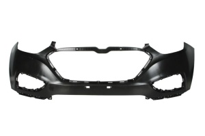 Bara Fata, cu locas lampa ceata, cu locas senzorii parcare, negru/grunduit potrivit HYUNDAI IX35 dupa 2013