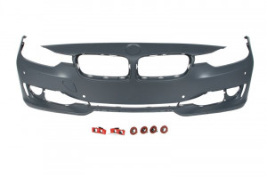 Bara fata LUXURY/MODERN/SPORT, cu locas proiector, locas senzor parcare: 4, cu orificiu camera, grunduit potrivit BMW 3 F30 2005-2015