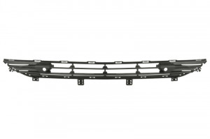 Bara protectie fata cu locas senzori parcare, plastic, negru potrivit VOLVO S90 II 2016-2020