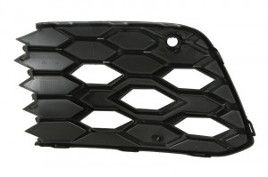 Bara protectie fata dreapta cu locas senzori parcare, plastic, negru, GTI potrivit VW GOLF VIII 10.19- - Img 2