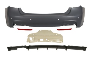Bara Spate, M PERFORMANCE/pachet M, complet, număr locas senzori parcare 4, grunduit potrivit BMW 3 F30, F80, 3 F31 Sedan 2011-2019