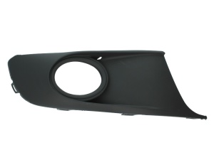 Capac bara fata Dreapta cu locas lampa ceata, negru potrivit VW CADDY III, CADDY III/MINIVAN 2004-2015 dupa 2010