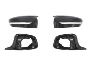 Carcasa oglinda exterioara potrivit BMW 5 G30, G31, G38, F90 2017-2020 - negru