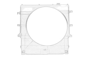 Carcasa ventilator radiator potrivit MERCEDES SPRINTER 3,5-T (B906), SPRINTER 3,5-T (B907, B910), SPRINTER 3-T (B906), SPRINTER 4,6-T (B906), SPRINTER 4-T (B907, B910), SPRINTER 5-T (B906) 1.8-3.5 06.06- - Img 2