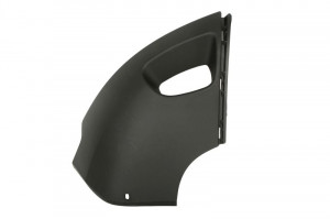 Colt bara protectie Fata Dreapta cu gauri lampa ceata, negru potrivit VOLVO XC90 I -09.14 - Img 2