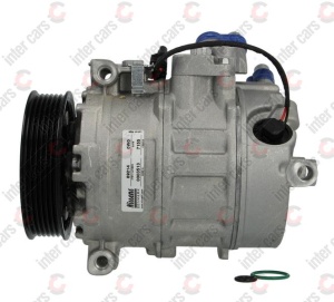 Compresor climatizare potrivit BMW 1 (E81), 1 (E87), 3 (E90), 3 (E91), 3 (E92), 3 (E93), 5 (E60), 5 (E61), 6 (E63), 6 (E64), 7 (E65, E66, E67), X1 (E84), Z4 (E89) 2.5/3.0 03.03-12.13 - Img 1
