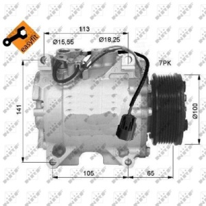 Compresor climatizare potrivit HONDA CR-V II 2.0 09.01-03.07 - Img 4