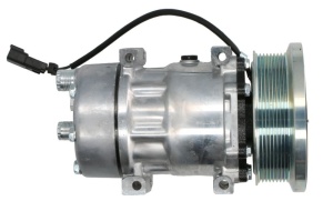Compresor climatizare (R134a) potrivit CASE; CATERPILLAR; FORD, CATERPILLAR TH220B; CHALLENGER MT 745D, MT 755D, MT 765D, MT 845E, MT 855E, MT 865 C, MT 865E; CLAAS 4000, 4500, 5000 - Img 4