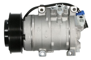 Compresor climatizare (R134a) potrivit JOHN DEERE 1170E, 1510E, 370E, 444G, 624K, 644K - Img 1