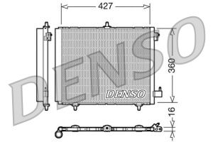 Condensator climatizare (cu uscator) potrivit DS DS 3; CITROEN C2, C2 ENTERPRISE, C3 / C3 ORIGIN III, C3 AIRCROSS II, C3 I, C3 II, C3 II/HATCHBACK, C3 III, C3 PLURIEL, C4 CACTUS, DS3 1.0-1.6D 02.02- - Img 3
