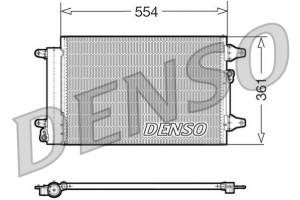 Condensator climatizare (cu uscator) potrivit FORD GALAXY I, GALAXY II, GALAXY MK I, S-MAX; SEAT ALHAMBRA; VW SHARAN 1.8-2.8 03.95-06.15 - Img 3