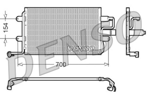 Condensator climatizare potrivit AUDI A3, TT; SEAT ALTEA, ALTEA XL, IBIZA IV, IBIZA IV SC, LEON, TOLEDO II; SKODA OCTAVIA I, OCTAVIA II, SUPERB II; SUBARU LEGACY III, LEGACY V; VW BORA 1.2-3.6 07.93-08.15 - Img 3