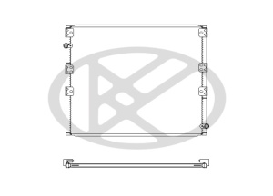 Condensator climatizare potrivit TOYOTA LAND CRUISER, LAND CRUISER 90 2.7/3.0D/3.4 05.93-12.02 - Img 3