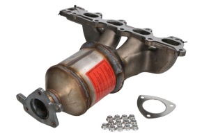 Convertor catalitic EURO 4 potrivit OPEL ASTRA G, ASTRA H, ASTRA H GTC, MERIVA A, VECTRA C, VECTRA C GTS 1.6 09.98-10.10 - Img 1