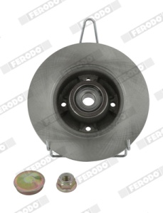 Disc frana Spate Dreapta/Stanga (cu inel ABS) potrivit DACIA SANDERO II; NISSAN NOTE; RENAULT CLIO III, CLIO III/HATCHBACK, MEGANE II, MODUS, TWINGO II, WIND 0.9-2.0D 09.02- - Img 3