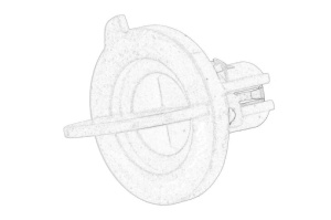 Dulie far Fata (pentru bec H6W) potrivit CITROEN C4 GRAND PICASSO I 1.6-2.0D 10.06-12.13 - Img 2