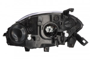 Far Dreapta (2*H1, electric, cu motor, culoare insertie: cromat) potrivit FIAT BRAVO II - Img 2
