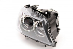 Far Dreapta (bi-xenon, D1S/H7/PY21W, automat, cu motor, culoare semnalizator: portocaliu) potrivit BMW 3 (E90), 3 (E91) -06.12 - Img 4