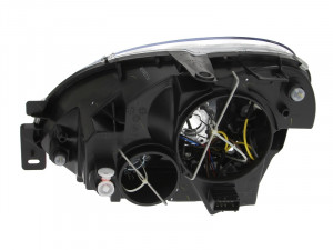 Far Dreapta (H1/H7/PY21W/W5W, electric, cu motor, culoare insertie: cromat/negru, culoare semnalizator: transparent) potrivit CITROEN XSARA, XSARA/HATCHBACK 01.00-12.05 - Img 2