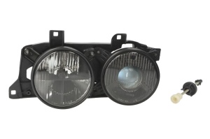 Far Dreapta (H1/W5W, fara motoras, culoare insert: negru) potrivit BMW 5 E34 1987-1997