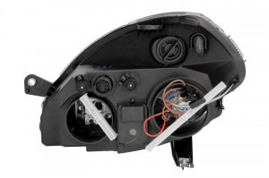 Far Dreapta (H3/H7, electric, cu motor, culoare insertie: cromat) potrivit LANCIA YPSILON - Img 2
