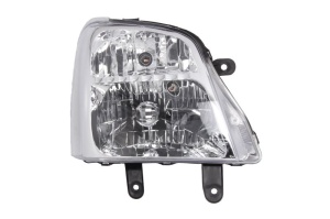 Far Dreapta (H4, electric, fara motoras, culoare insert: argintiu, culoare semnalizator: transparent) potrivit ISUZU D-MAX I - Img 1