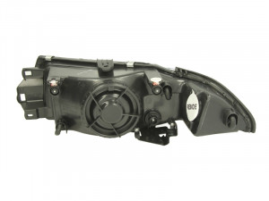 Far Dreapta (H4, electric, fara motoras, culoare insertie: cromat, culoare semnalizator: alb) potrivit MITSUBISHI CARISMA - Img 2