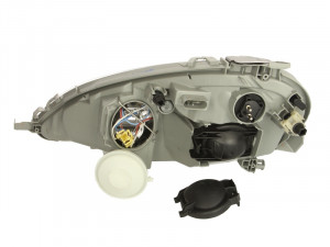 Far Dreapta (H4/H7, pneumatic, fara motoras, culoare insertie: cromat, culoare semnalizator: transparent) potrivit MERCEDES A (W168) -08.04 - Img 2