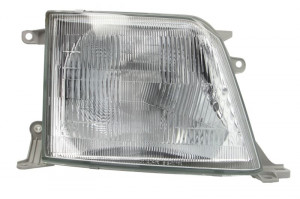 Far Dreapta (H4, mecanic, fara motoras, KOITO, culoare insertie: cromat) potrivit TOYOTA LAND CRUISER 90 -01.99 - Img 1