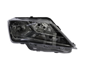 Far Dreapta (H7/H7/P21W/PY21W/W5W, electric, cu motor, culoare insert: negru) potrivit SEAT TOLEDO IV KG3 2012-2014