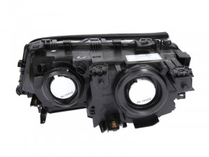 Far dreapta (H7, reglaj electric, cu motoras, fundal titan) BMW Seria 3 (E46) - Img 2