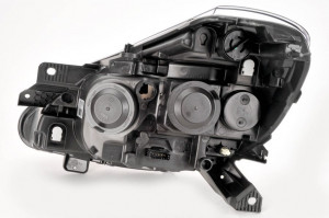 Far Dreapta (halogen, H7/W5W, electric, fara motoras, culoare insertie: cromat, culoare semnalizator: transparent) potrivit RENAULT CLIO III, CLIO III/HATCHBACK -11.12 - Img 4