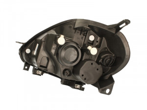 Far dreapta potrivit ABARTH PUNTO FIAT PUNTO, PUNTO EVO - (H4, electric, cu motoras, fundal cromat) - Img 2
