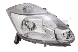 Far dreapta potrivit DAIHATSU SIRION SUBARU JUSTY IV dupa 2005 - (H4, electric, fundal cromat, fundal transparent)