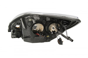 Far dreapta potrivit FORD FOCUS 2008-2012 - (H1/H7, reglaj electric, cu motoras, fundal negru) - Img 2