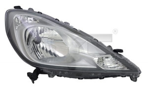 Far dreapta potrivit HONDA JAZZ 2011-2015 - (H4, electric, fundal cromat)
