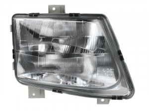 Far dreapta potrivit MERCEDES Clasa V 1996-2003 - (H1/H4, manual, fundal negru)