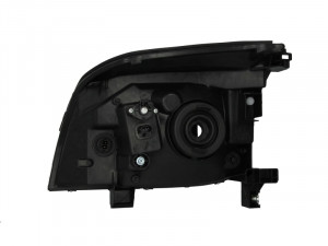 Far dreapta potrivit NISSAN X-TRAIL - (H4, electric, cu motoras, fundal negru/albastru) - Img 2