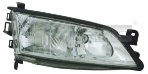Far dreapta potrivit OPEL VECTRA B - (H1/H7, reglaj electric, fundal argintiu)