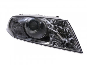 Far dreapta potrivit SKODA OCTAVIA II - (D1S/H1, reglaj electric, cu motoras, fundal negru)