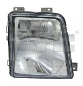 Far dreapta potrivit VW LT 1996-2006 - (H1/H4, fundal argintiu)