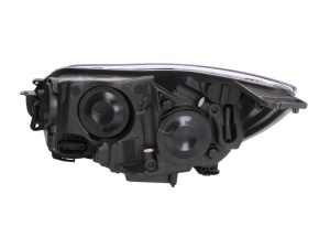Far fata Dreapta (H1/H7, electric, cu motor, culoare insert: cromat, culoare semnalizator: alb) potrivit FORD FOCUS III; FORD USA FOCUS - Img 2
