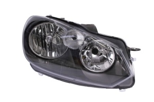 Far fata Dreapta (H15/H7, electric, cu motor, culoare insert: negru) potrivit VW GOLF 6