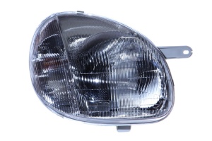 Far fata Dreapta (H4, electric, fara motoras, culoare insert: argintiu, culoare semnalizator: transparent) potrivit HYUNDAI ATOS 1998-2000