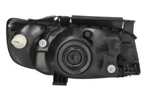 Far fata Dreapta (H4, electric, fara motoras, culoare insert: cromat, culoare semnalizator: transparent) potrivit HYUNDAI MATRIX - Img 2