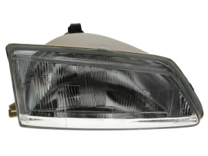 Far fata Dreapta (H4, electric, fara motoras, culoare insert: negru) potrivit PEUGEOT 106 I, 106 I/HATCHBACK