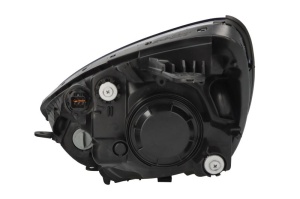 Far fata Dreapta (H4/PY21W/W5W, electric, fara motoras, culoare insert: negru, culoare semnalizator: transparent) potrivit KIA PICANTO II - Img 2